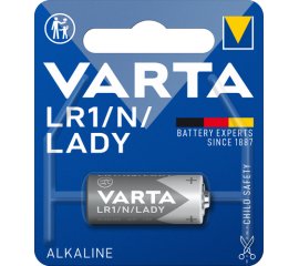 Varta ALKALINE LR1, 4001, N, Lady (Batteria Speciale , 1.5V) Blister da 1