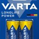 Varta Longlife Power, Batteria Alcalina, C, Baby, LR14, 1.5V, Blister da 2, Made in Germany 2