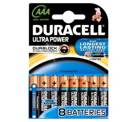 Duracell 8x LR03 AAA Batteria monouso Mini Stilo AAA Alcalino