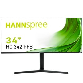 Hannspree HC 342 PFB 86,4 cm (34") 3440 x 1440 Pixel UltraWide Quad HD LED Nero e' ora in vendita su Radionovelli.it!