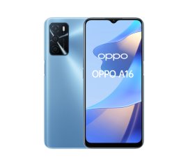 OPPO A16 Smartphone, AI Triple Camera 13+2+2 MP, 6.52” 60HZ Display, 5000mAh, SuperVOOC + Power Saving, RAM 4GB + ROM 64GB expandable, ColorOS11.1, IPX4, [Versione Italiana], Pearl Blue