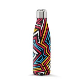 The Steel Bottle Pop art Uso quotidiano 500 ml Acciaio inossidabile Multicolore e' ora in vendita su Radionovelli.it!