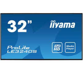 iiyama LE3240S-B3 visualizzatore di messaggi Pannello piatto per segnaletica digitale 80 cm (31.5") LED 350 cd/m² Full HD Nero 16/7