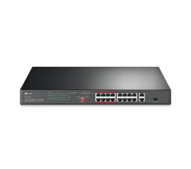 TP-Link TL-SL1218P switch di rete Non gestito Gigabit Ethernet (10/100/1000) Supporto Power over Ethernet (PoE) 1U Nero