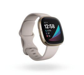 Fitbit Sense 4,01 cm (1.58") AMOLED 40 mm Digitale Touch screen Bianco Wi-Fi GPS (satellitare)