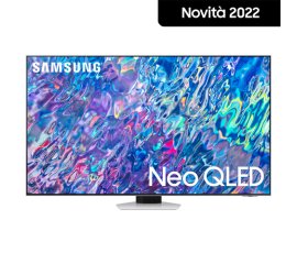 Samsung TV Neo QLED 4K 55” QE55QN85B Smart TV Wi-Fi Bright Silver 2022, Mini LED, Processore Neo Quantum 4K, Gaming mode, Suono 3D