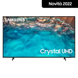 Samsung Series 8 TV Crystal UHD 4K 55” UE55BU8070 Smart TV Wi-Fi Black 2022, Processore Crystal 4K, HDR, Colori reali, Suono ottimizzato e' tornato disponibile su Radionovelli.it!