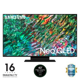 Samsung TV Neo QLED 4K 43” QE43QN90B Smart TV Wi-Fi Titan Black 2022, Mini LED, Processore Neo Quantum 4K, Quantum HDR, Gaming mode, Suono multidimensionale e' tornato disponibile su Radionovelli.it!