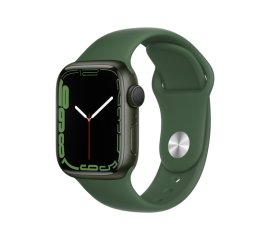 Apple Watch Series 7 GPS, 41mm Cassa in Alluminio Verde con Cinturino Sport Verde