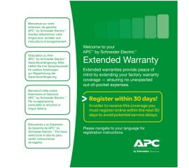 APC Service Pack 3 Year Warranty Extension (for new product purchases) 3 anno/i