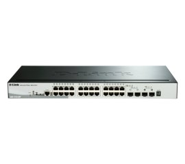 D-Link DGS-1510-28P switch di rete Gestito L3 Gigabit Ethernet (10/100/1000) Supporto Power over Ethernet (PoE) Nero