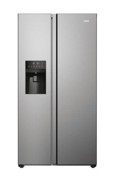 Haier SBS 90 Serie 5 HSR5918DIMP frigorifero side-by-side Libera installazione 511 L D Platino, Acciaio inossidabile