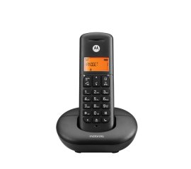Motorola E201 telefono Telefono DECT Identificatore di chiamata Nero