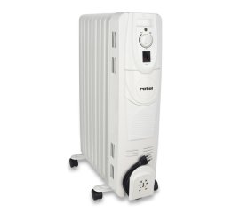 Rotel U7305CH stufetta elettrica Interno Bianco 2000 W Riscaldatore ambiente elettrico a olio