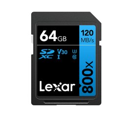 Lexar LSD0800064G-BNNNG memoria flash 64 GB SDXC UHS-I Classe 10
