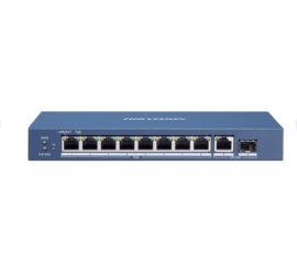 Hikvision DS-3E0510P-E/M switch di rete Non gestito L2 Gigabit Ethernet (10/100/1000) Supporto Power over Ethernet (PoE) Blu