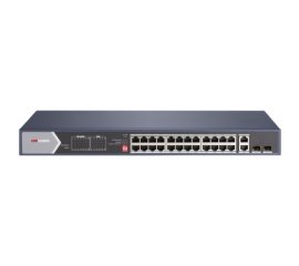 Hikvision DS-3E0528HP-E switch di rete Non gestito Gigabit Ethernet (10/100/1000) Supporto Power over Ethernet (PoE) Blu