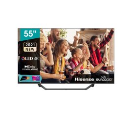 Hisense 55A72GQ TV 138,7 cm (54.6") 4K Ultra HD Smart TV Wi-Fi Nero, Grigio