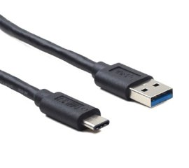Hamlet XCU3A-UC31-MM10 cavo USB 1 m USB 3.2 Gen 1 (3.1 Gen 1) USB C USB A Nero