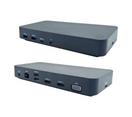 i-tec USB 3.0/USB-C/Thunderbolt, 3x Display Docking Station + Power Delivery 100W