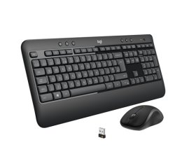 Logitech MK540 Advanced Combo Tastiera e Mouse Wireless per Windows, Ricevitore USB Unifying 2,4 GHz, Tasti di Scelta Rapida Multimediali, Durata Batteria di 3 Anni, per PC, Laptop