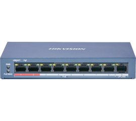 Hikvision Digital Technology DS-3E0109P-E/M(B) switch di rete Non gestito L2 Fast Ethernet (10/100) Supporto Power over Ethernet (PoE) Blu