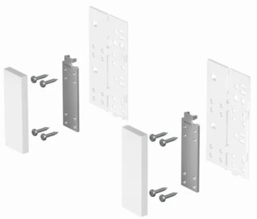 Neff KS0B0SZ0 parte e accessorio per frigoriferi/congelatori Staffa di installazione Argento, Bianco