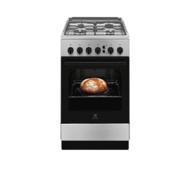 Electrolux LKG500000X Cucina Gas Nero, Stainless steel A