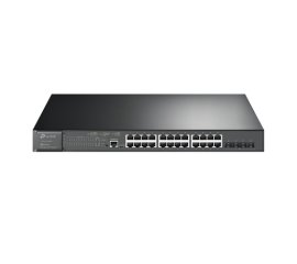 TP-Link TL-SG3428XMP switch di rete Gestito L2/L3 Gigabit Ethernet (10/100/1000) Supporto Power over Ethernet (PoE) 1U Nero
