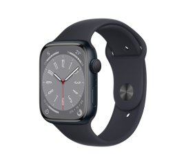 Apple Watch Series 8 GPS 41mm Cassa in Alluminio color Mezzanotte con Cinturino Sport Band Mezzanotte - Regular