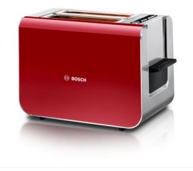 Bosch TAT8614P tostapane 9 2 fetta/e 860 W Rosso, Acciaio