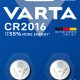 Varta LITHIUM Coin CR2016 (Batteria a bottone, 3V) Blister da 2 2