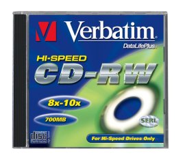 Verbatim 43147 CD vergine CD-RW 700 MB 1 pz