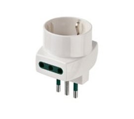 Vimar RI.00322B adattatore per presa di corrente Tipo L (IT) Bianco