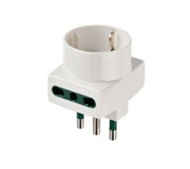 Vimar RI.00323B adattatore per presa di corrente Tipo L (IT) Bianco
