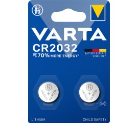 Varta LITHIUM Coin CR2032 (Batteria a bottone, 3V) Blister da 2