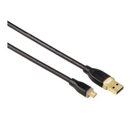 Hama USB Connecting Cable, USB-A plug - micro USB plug, 1.8 m cavo USB 1,8 m USB A Nero