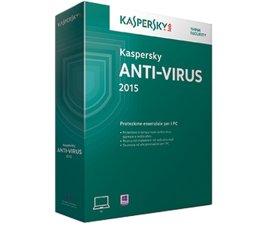 Kaspersky Lab Anti-Virus 2015, 3u, 1Y, ITA Licenza completa 3 licenza/e 1 anno/i