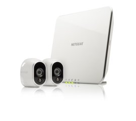 Arlo VMS3230, sistema di videosorveglianza Wi-Fi con 2 telecamere di sicurezza senza fili alimentate a batteria