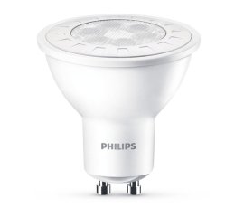 Philips Faretto non regolabile, GU10, 6,5 W (65 W), bianco