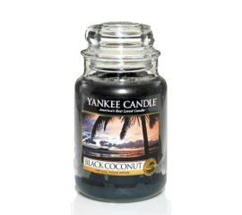 Yankee Candle Large Jar Black Coconut candela di cera Rotondo Cocco Nero 1 pz