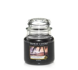 Yankee Candle 1254004E candela di cera Rotondo Cocco Nero 1 pz