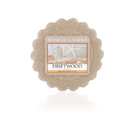 Yankee Candle Driftwood candela di cera Rotondo Legnoso Marrone 1 pz