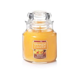 Yankee Candle Mango Peach Salsa candela di cera Cilindro Muschio Arancione 1 pz