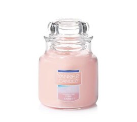 Yankee Candle Pink Sands candela di cera Cilindro Muschio, Vaniglia, Legnoso Rosa 1 pz
