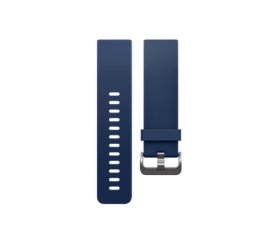 Fitbit FB159ABBUL accessorio indossabile intelligente Band Blu Elastomero, Acciaio inossidabile