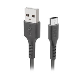 SBS Cavo dati 2 m nero - Connettori USB a Micro-USB