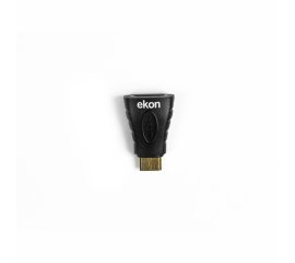 Ekon ECVHDMIADFM adattatore per inversione del genere dei cavi Mini-HDMI HDMI Nero