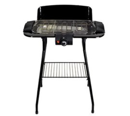 DCG Eltronic BQS2497 barbecue per l'aperto e bistecchiera Elettrico Nero 2000 W