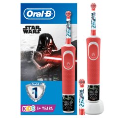 Oral-B Kids Spazzolino Elettrico Ricaricabile 1 Manico con Personaggi di Star Wars, per età da 3 anni